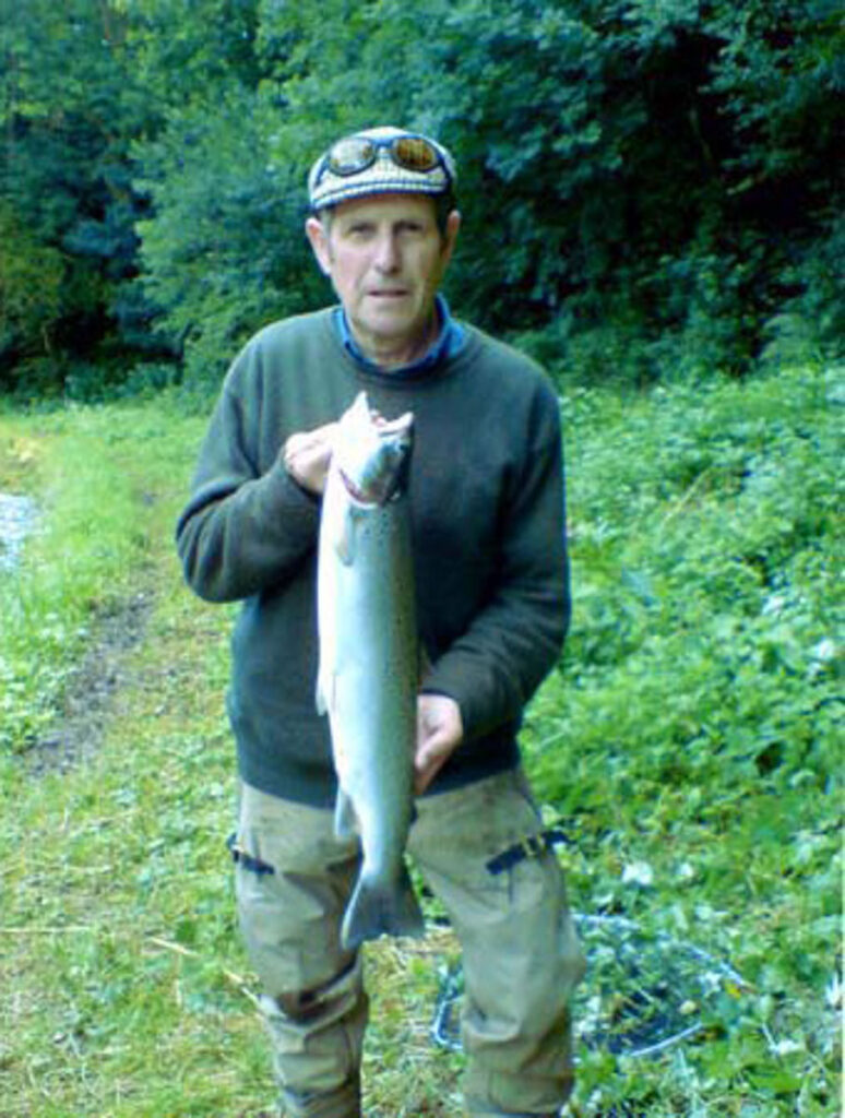 A nice sea trout caught on Scalby Beck